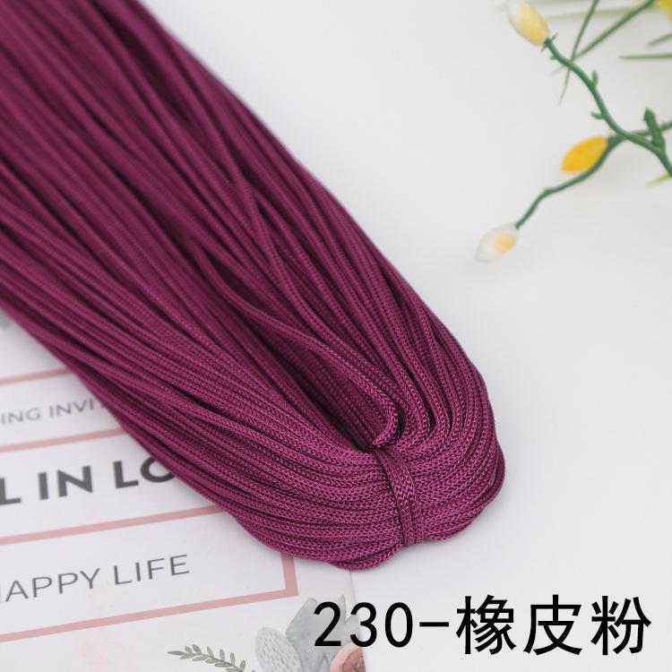 Croșetare Fir Gol Cordon de Nailon Fir de Tricotat Mătase Lucios Linie de Croșetat pentru DIY Covoraș Pălării Genți Pantofi Artizanat