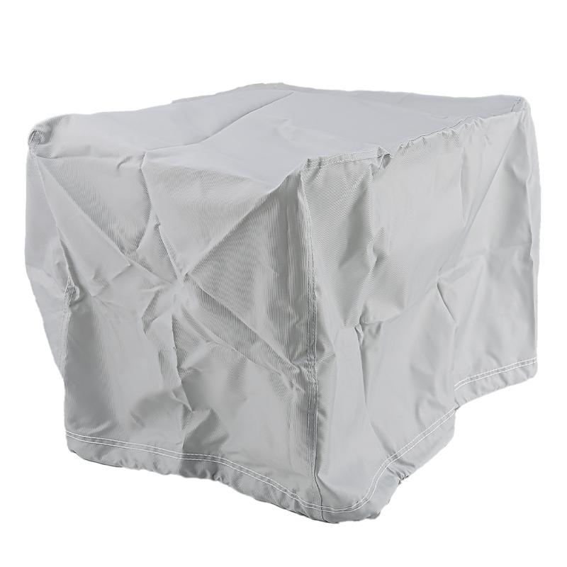 Heavy Duty Outboard Boat Hood Motor Engine Protector Cover Waterproof For 15HP-30HP Gray 600D Oxford Fabric