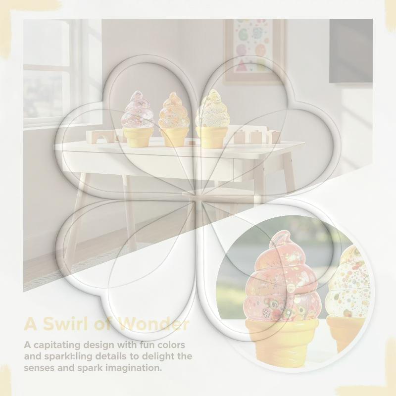 1/2Pcs Ice Cream Shaped Glitter Squeezable Toy With Colorful Sequins Cute Fruit Patterns Anxiety Stress Relief Sensory Toys