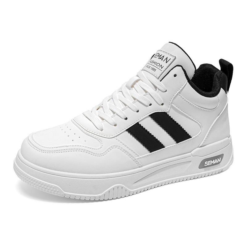 Men's shoes autumn new breathable versatile casual high-top board shoes student platform sports shoes casual little white shoes men
