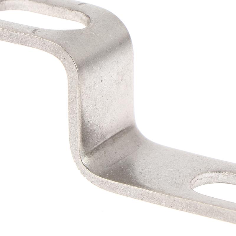 Motorcycle Exhaust Pipe Bracket Z/L-Shaped Stainless Steel Moto Modification Exhausts Pipe Clamps Fixed Bracket Accessory