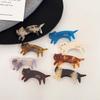 Acetic Acid Animals Hairpin Small Cute Side Clip Personalized Cat Shaped Hair Clip  Vacation