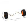 Parrot Toys Boredom Relief Balance Car Small and Medium Bird Supplies Pulley Skateboard Skills Training Props Xuanfeng Bird