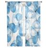 Beautiful Butterflies Sheer Curtains For Living Room Bedroom Kitchen Tulle Curtain Home Decorative Sheer Panels