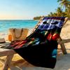 Christmas Nightmare Beach Towel Quick-Dry Soft Microfiber Comfortable Lightweight Perfect for Traveling Yoga Camping and Swimming