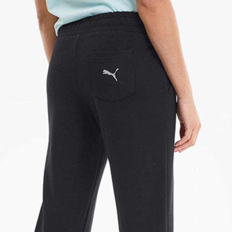 Puma Casual Sports Tapered Cropped Pants Women Bottoms Black 582932-01