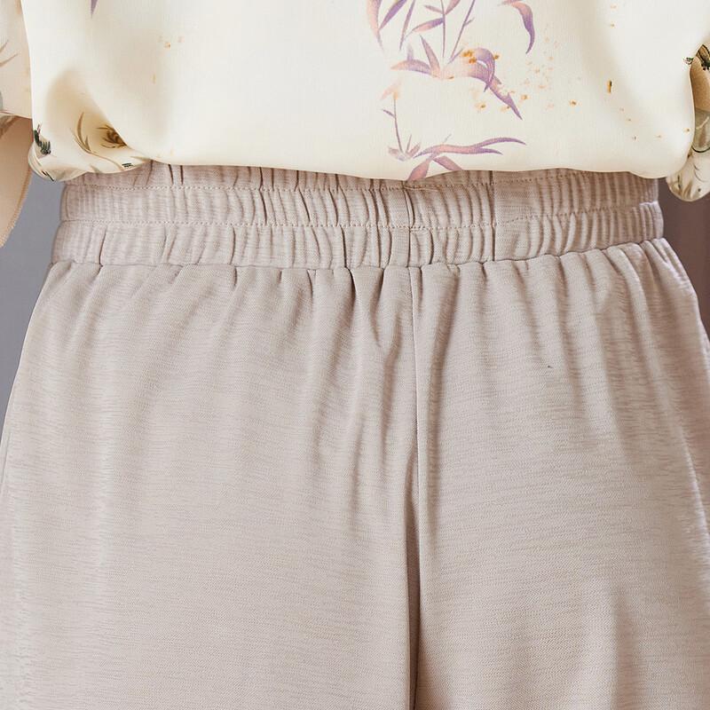 Paster Women's Summer Chinese Style Drapey Casual Pants