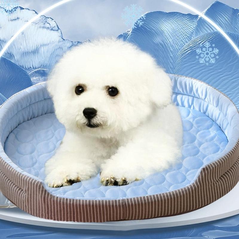 Pet Cooling Bed Summer Cats Bed Cats Dog Sleep Bed Indoor Sofa for Cats for Indoor Home & Travel Bed