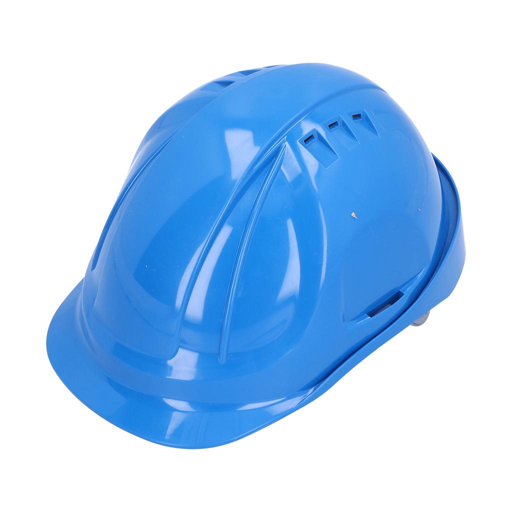 Blue Breathable ABS Hard Hat Adjustable Anti‑Smash Comfortable Helmet for Construction Sites