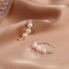 Exquisite Pearl Hook Earrings: Elegant & Versatile Design for Women