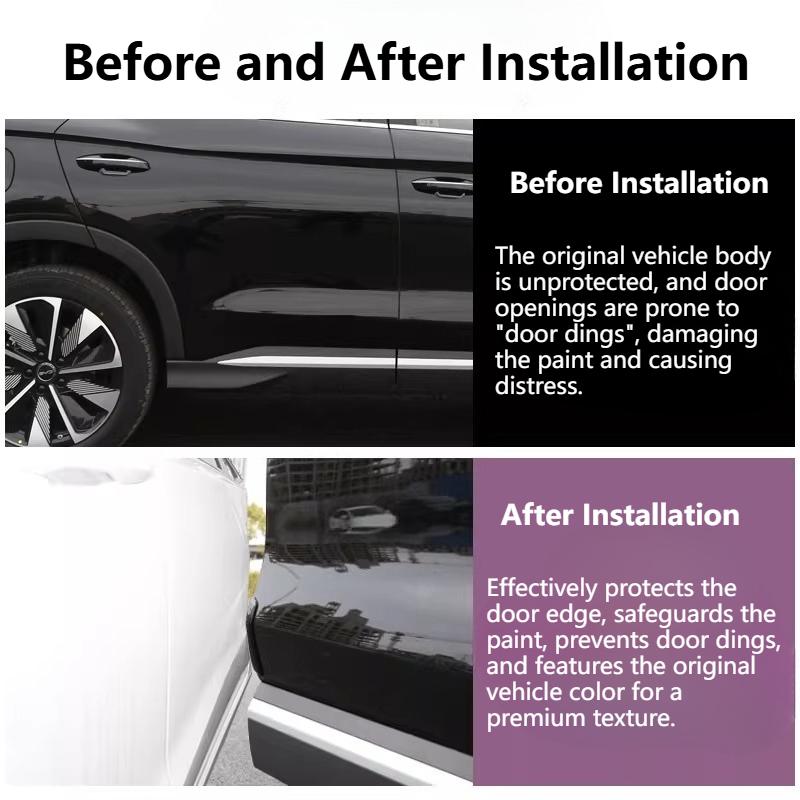 For BYD Song Plus Seal U Sealion 6 DMI EV Paint Finish Door Anti Collision Strip Anti Scratch Protective Stickers Car Accessorie