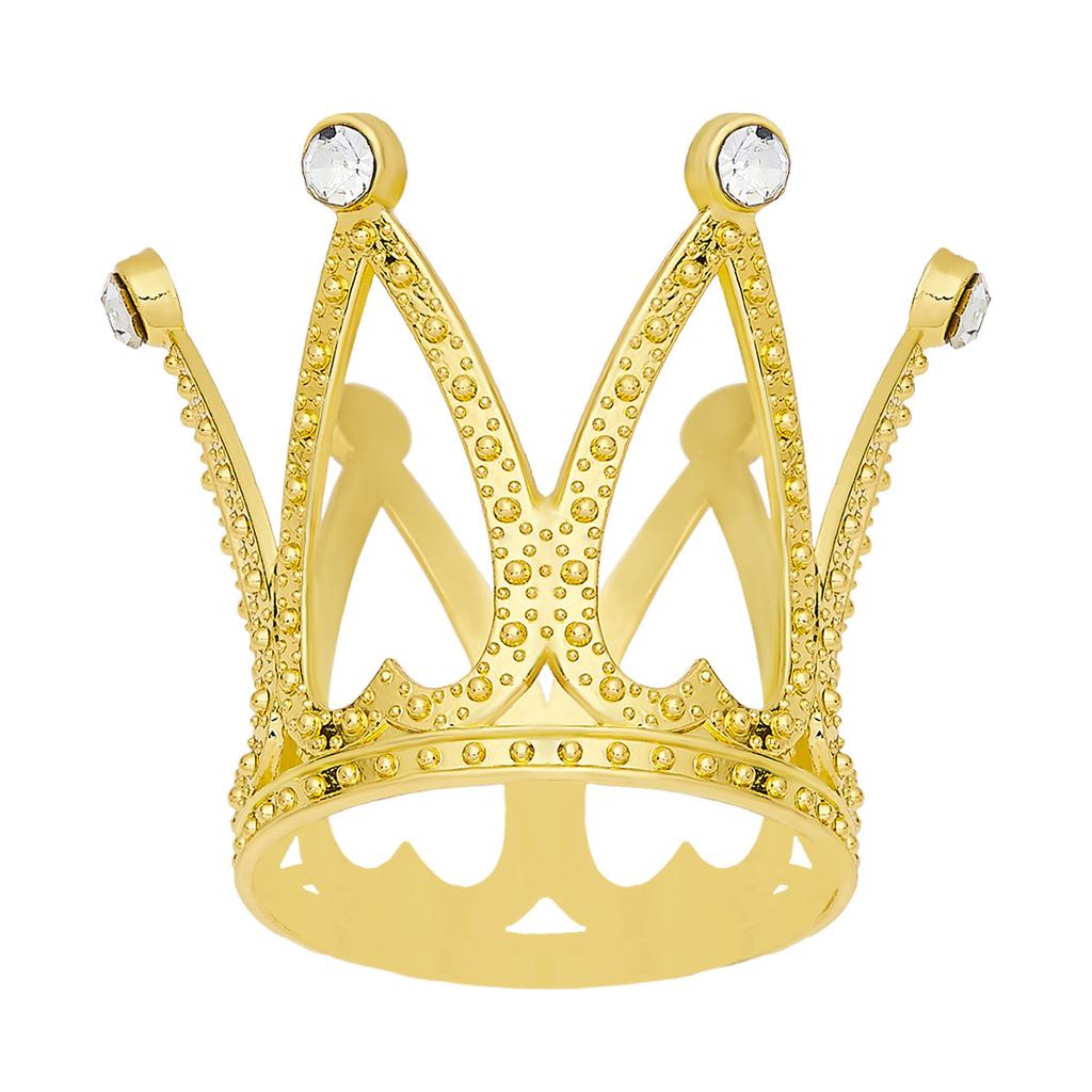 1/50pcs Mini Crown Cake Decoration Tiny Baby Small Pearl Tiara Crown Princess Topper Children Hair Ornaments Party Cake Decors