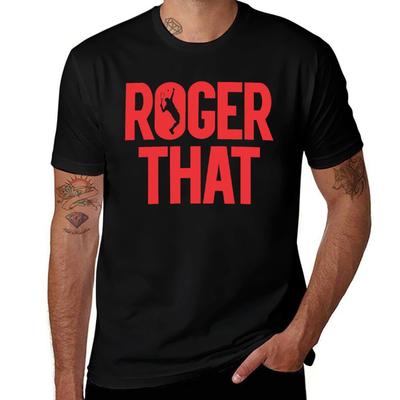 Roger That Federer Maglietta Essenziale T-shirt Utilità Casual Lavoro T-shirt