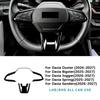 Car Steering Wheel Decor Covers For Dacia Duster Bigster/Jogger/Spring/Sandero Anti-Scratch Wear-Resistant Interior Accessories