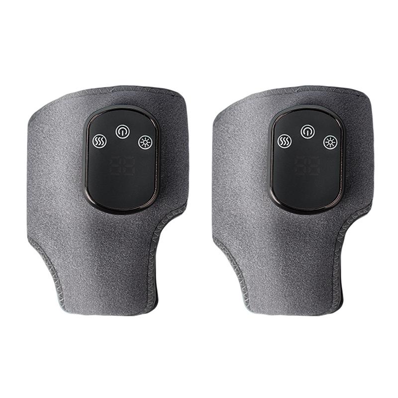 Vibration Leg Massage Machine USB-C Charging Electric Heating Joint Care Tool 3 Modes Lightweight Calf Massager for Women Men