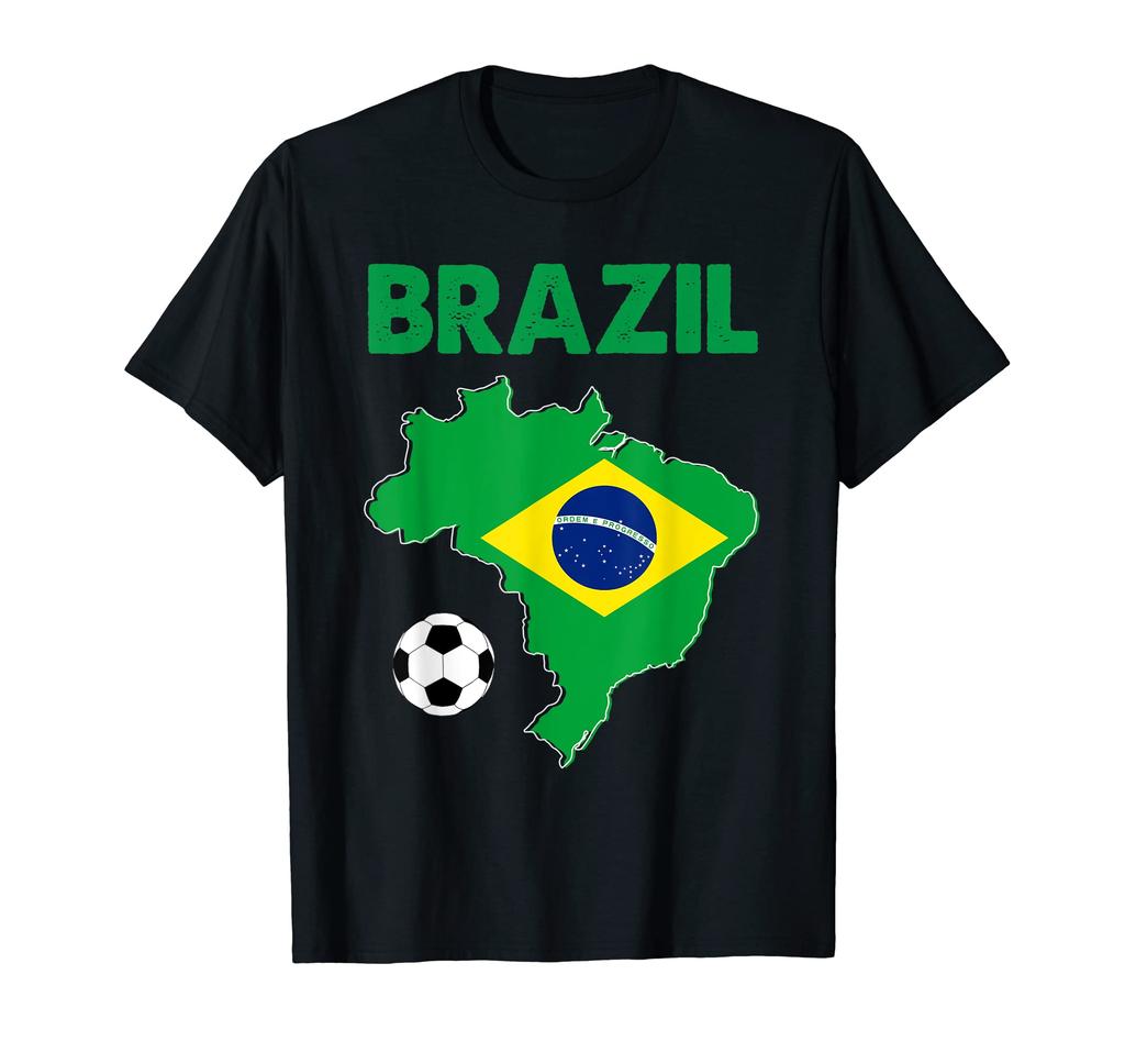 Brazil 2022 National Football Team Soccer Brazilian Fan 100 Cotton TShirt Men Women Short Sleeve T Shirt Tees For Fans Gift