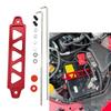 Universeller Dreieck-Batterieträgerhalter aus Aluminiumlegierung für Autos, 5-Loch, Schlosszubehör, Zurrhalterungs-Halterungs-Kit mit 10-Zoll J-Bolzen