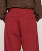 CARGOBROS Bio Cotton Curved Elastic Waist Pants (Wine)