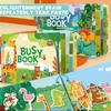 Magnetic Sticker Busy Book For Baby Enlightenment Book Montessori Toy Activity Books For Toddlers