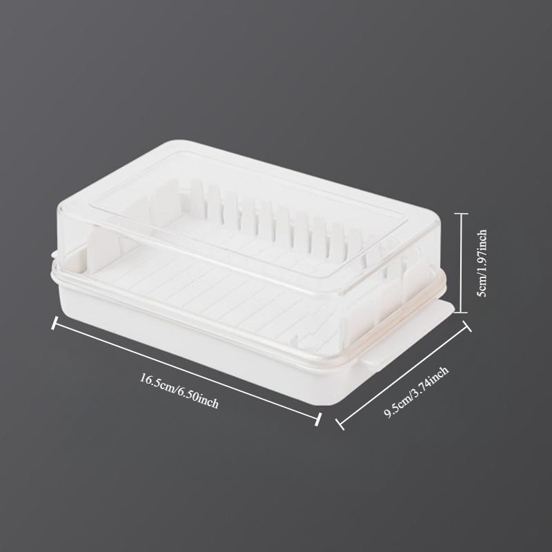 

Контейнер для хранения масла и сыра - 165 мм, без BPA, с герметичной крышкой, для сыра/масла, можно мыть в посудомоечной машине и ставить друг на друга