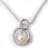 [Your and My Jewelry Box] Pearl Necklace, Freshwater Pearl 4.0mm Pendant S20020 [Gift Wrapped] [June Birthstone Pearl]