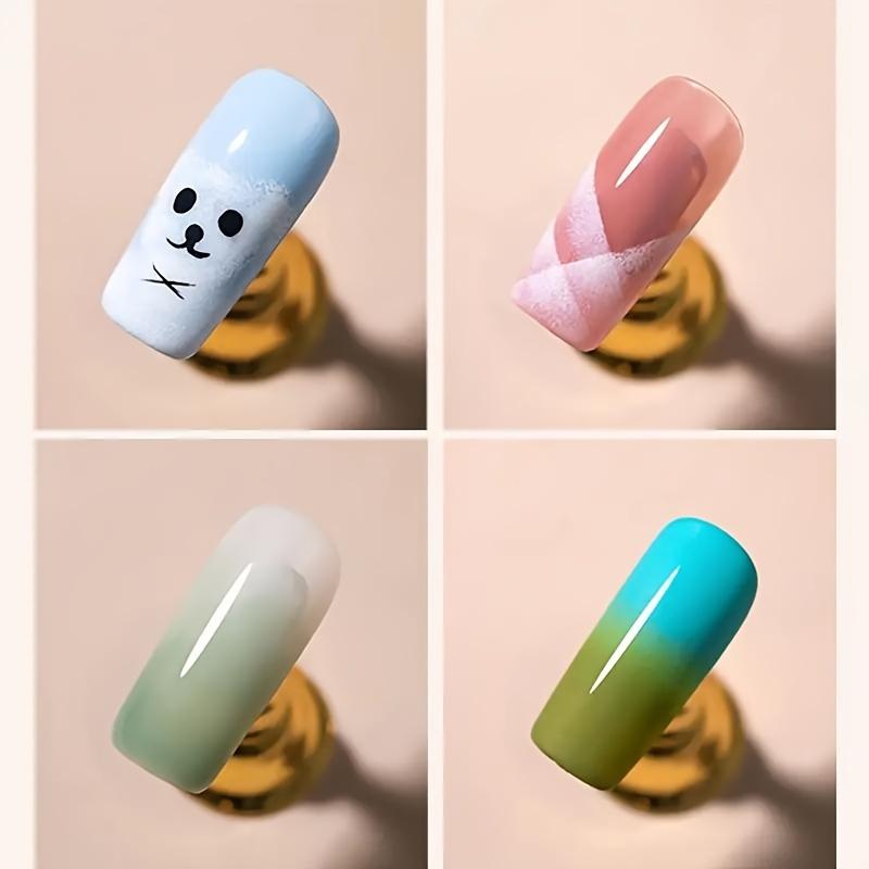 1pc Gradient Dragon Nail Art Pen - Smooth Gel, Precise Brush with Wooden Handle - All-in-one Acrylic Nail Tool, Professional Nail Art,