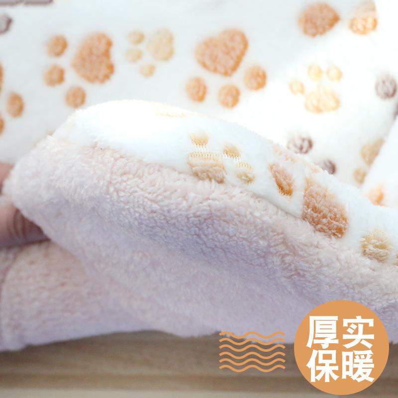 Thickened Comfortable Warm Small Cat Sleeping Cushion Skin-friendly Cute Winter Medium Dog Sofa Mat for Puppy Bed Accessories