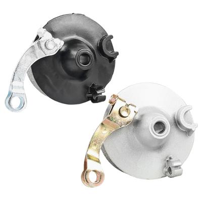 High Efficiency Drum Brake Assembly For Electric Bikes Front Drum Brake With Brake Shoes Metal Construction Enhanced Safety