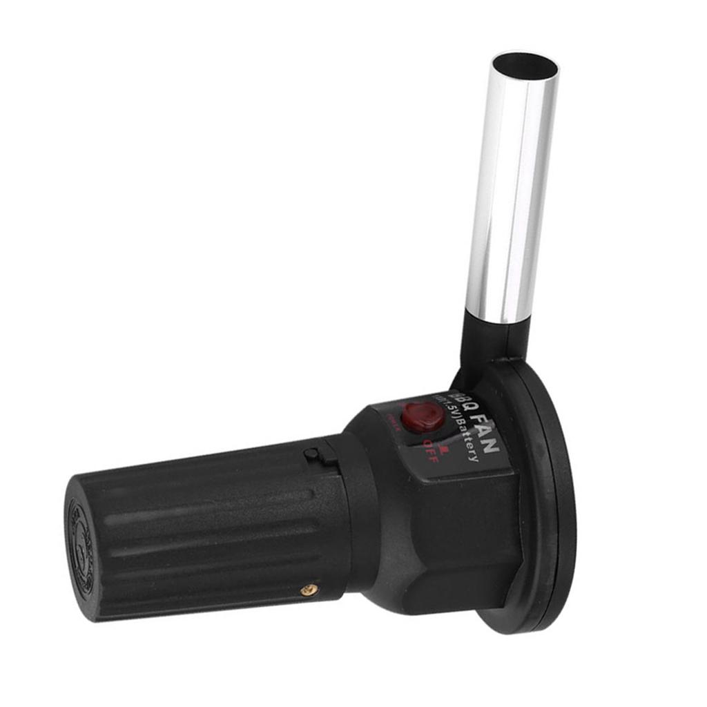 Portable Battery Powered BBQ Fan Air Blower for Outdoor Camping Picnic Charcoal Grill Barbecue