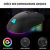 Souris Gamer - KLIM - Blaze - Sans Fil RGB - Rechargeable - 6000 DPI Réglable