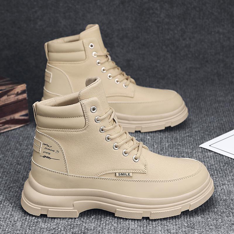 Ботинки Мартина осенние и зимние новые высокие холщовые короткие ботинки уличные пустынные ретро ботинки 39