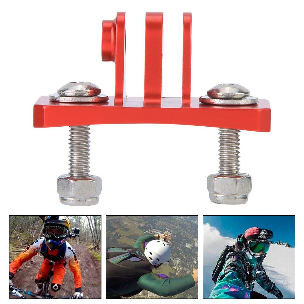 Skydiving Helmet Fixed Mount Holder Adapter for 7 6 5 4 Action Cameras(black)
