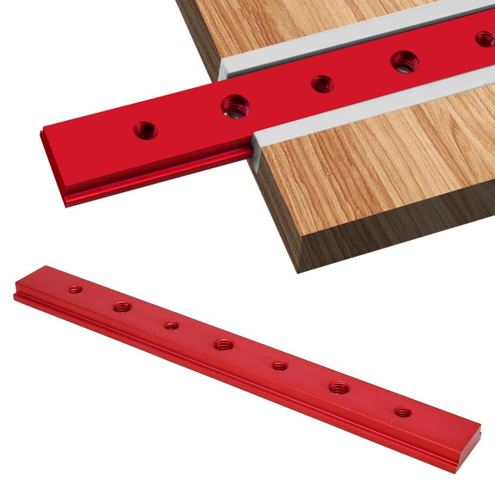 200mm Length T Track Jig Red Color Woodworking T Bar Miter Track Accessory Woodworking Projects