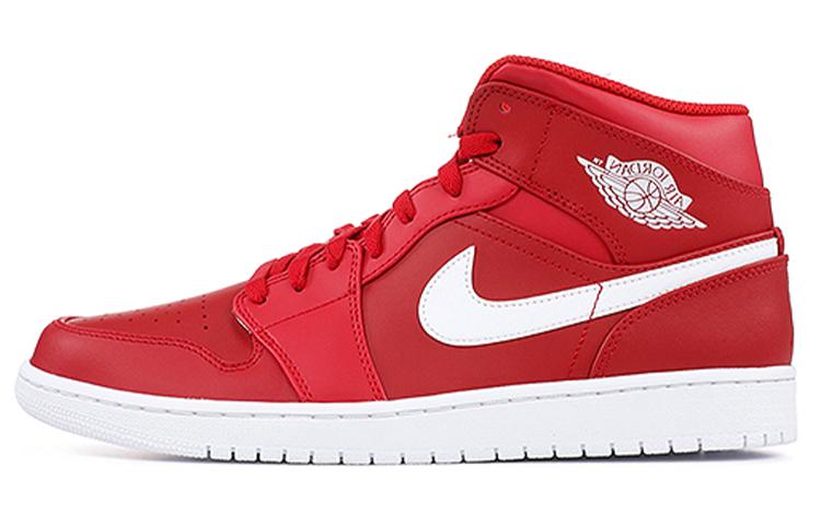 Jordan 1 Retro Mid Gym Red White 554724-600 43