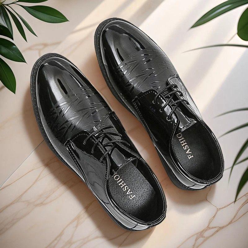 Tailoring Patent Leather Soft Work Social Shoe Male Cheap Liquidation Casual Business Gentleman 2026 Trend 39 Men's Formal Shoes