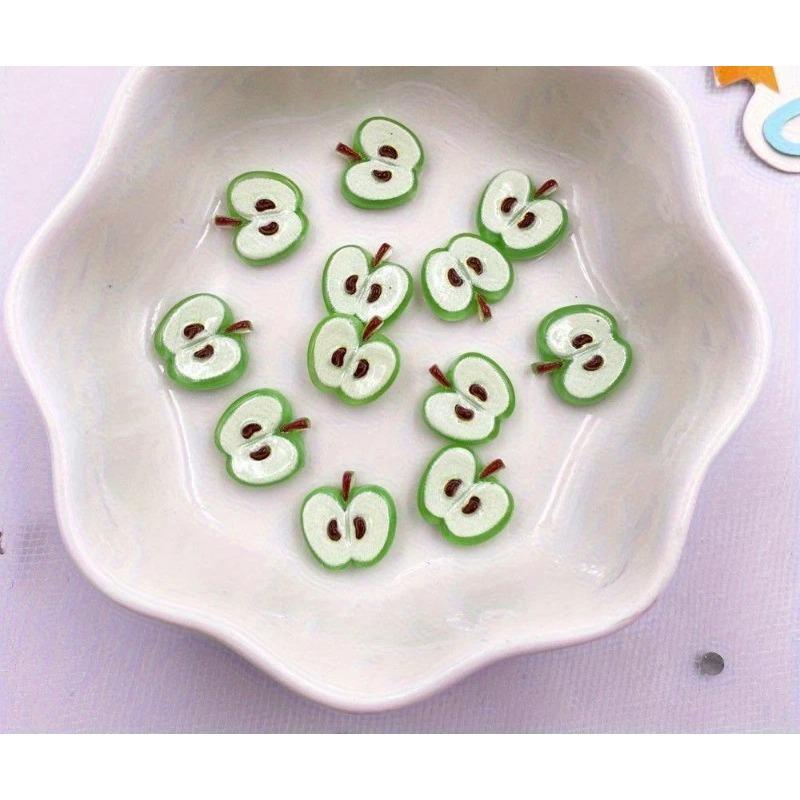 Mini Cute Cartoon Fruit Strawberry Apple Decorations DIY Decoration Nail and Hair Accessories
