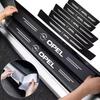 Universal 3D Carbon Fiber Car Door Sill Protector Stickers For Corsa D Astra Insignia Mokka Adam Combo OPC Vauxhall Vectra