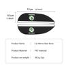 AAABQ1 For Skoda 2PCS Soft Rubber Rearview Mirror Rain Eyebrow Styling Accessories Fabia Kamiq Superb Scala Enyaq-iV MK3 VisionS Yeti