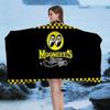 Mooneyes Bath Towel Microfiber Soft Water Absorbing Breathable For Girl Kids Decorative Cartoon Beach Towel