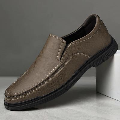 Zapatos Casuales para Hombre de Cuero Genuino Marca de Lujo Mocasines Formales para Hombre Mocasines Cómodos Nuevos Suaves Transpirables Slip-on Calzado para Conducir