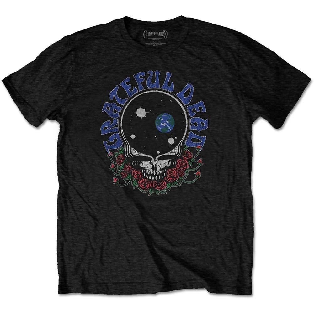 Men s Grateful Dead Space Your Face & Logo Slim Fit T-shirt X-Large Black XXXXL