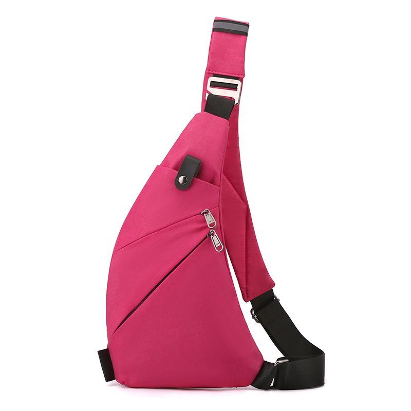 Men's breast bag, gun bag, messenger bag, multi-functional leisure bag, shoulder bag, anti-lost and anti-theft bag.