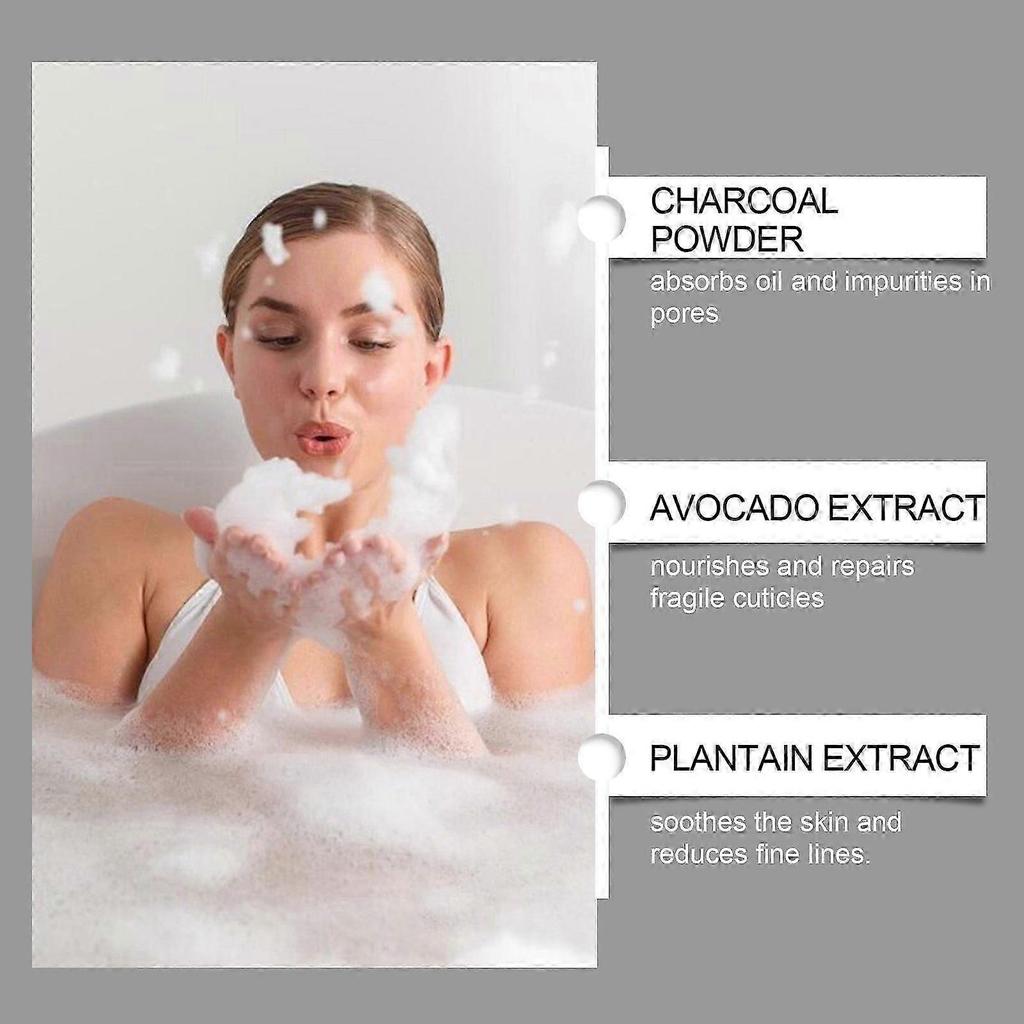 Charcoal Avocado Gentle Cleansing Soap - Deep Pore Detox, Hydrating & Exfoliating for All Skin Types, 120g