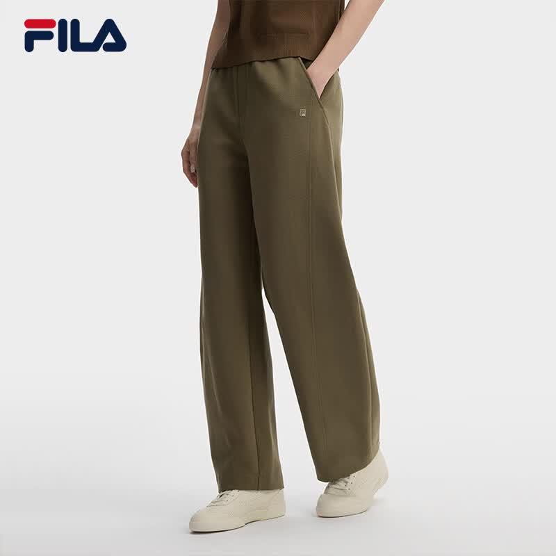FILA Women s Straight-Leg Knit Casual Trousers M