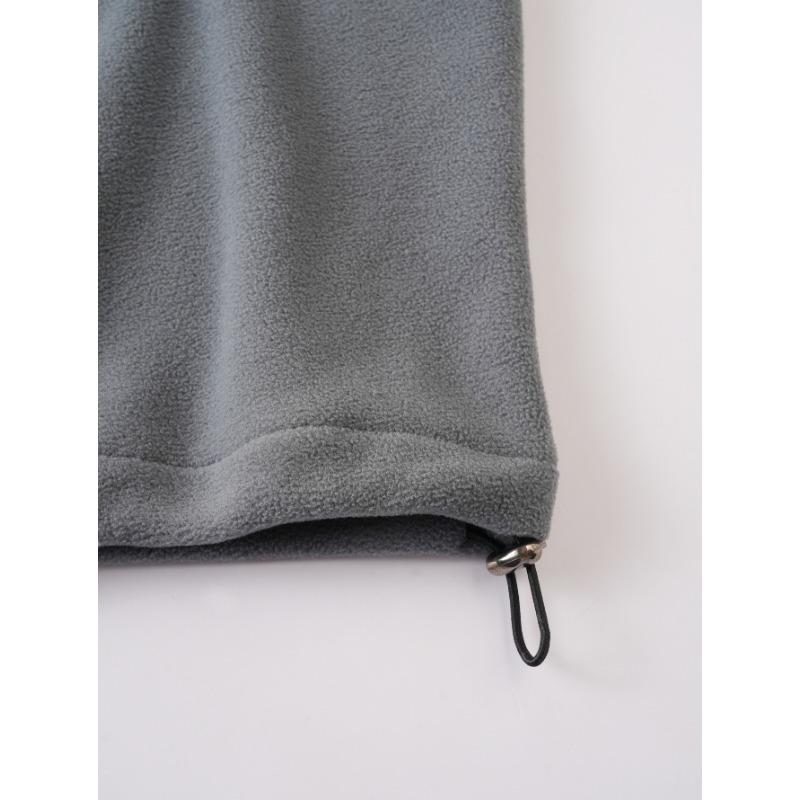 Men S Fleece Half Zip Solid Color Stand Collar Sweatshirt