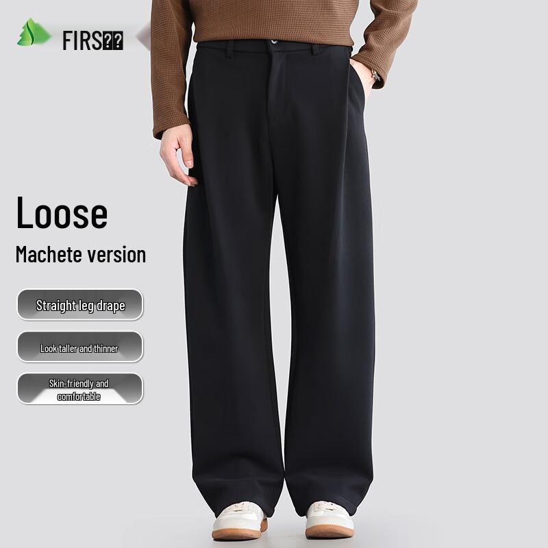 

Shanshan Men s Thickened Autumn/Winter Loose Straight Casual Pants 3XL