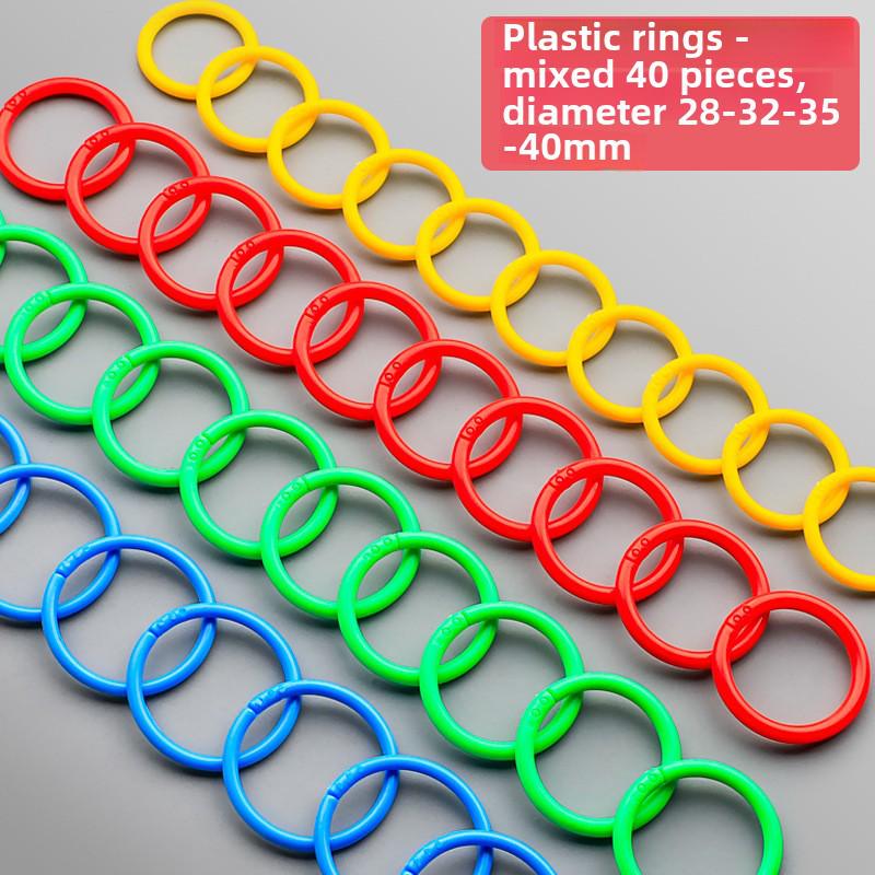 Segregator na karty w luźnych arkuszach, kółka segregatora, żelazne kółko do książki