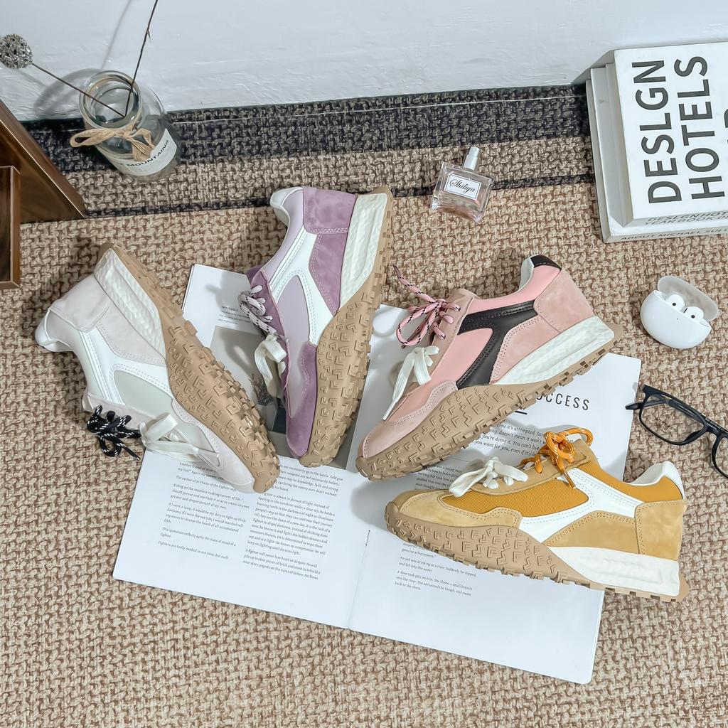 Daddy shoes women's summer breathable mesh small platform sports shoes women's 2025 college style casual women's shoes