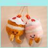 Cute And Soft Plush Cake Keychain Character For Birthday Celebrations And Gifts