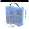 150Pcs Mini Twist Drill Bit Set High Speed Steel For Precisions Drilling In Jewelry Model Making Projects